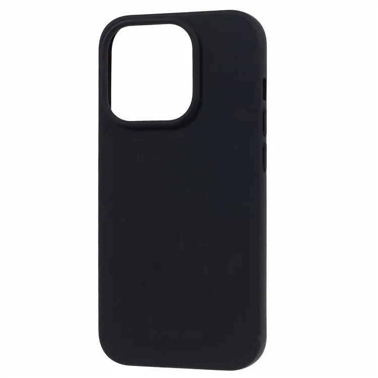 MERCURY GOOSPERY SOFT FEELING Series For iPhone 15 Pro Soft TPU Phone Case Matte Anti-scratch Cover - Black