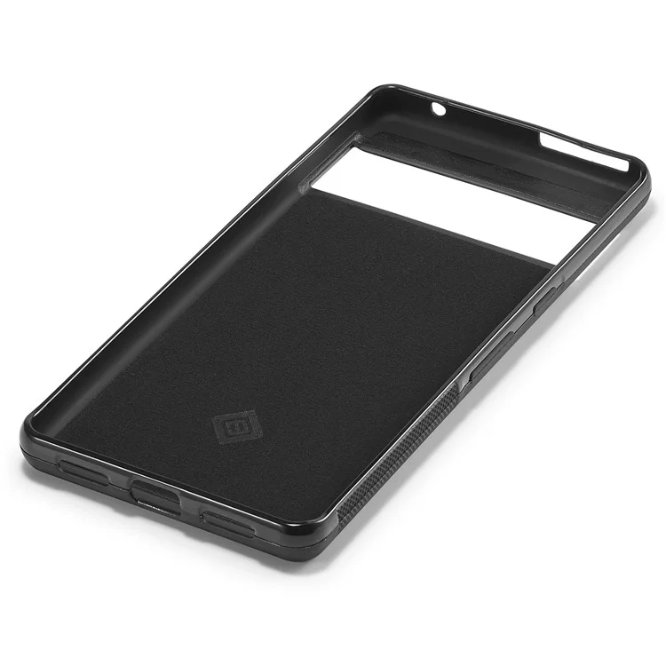 LC.IMEEKE Anti-drop Phone Case for Google Pixel 8 Pro Carbon Fiber Texture PU Leather+TPU+EVA Back Cover