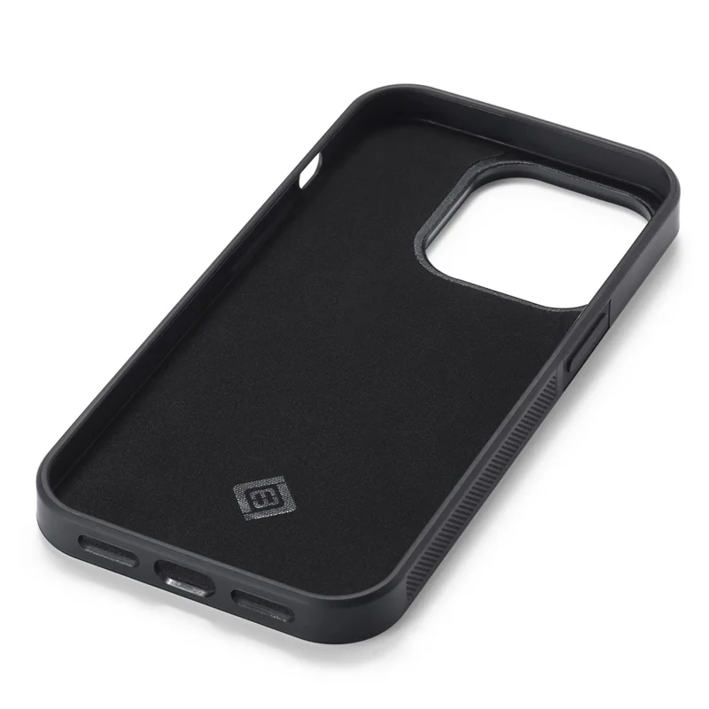 LC.IMEEKE For iPhone 15 Pro Carbon Fiber Texture PU Leather+TPU+EVA Cover Drop-proof Phone Case