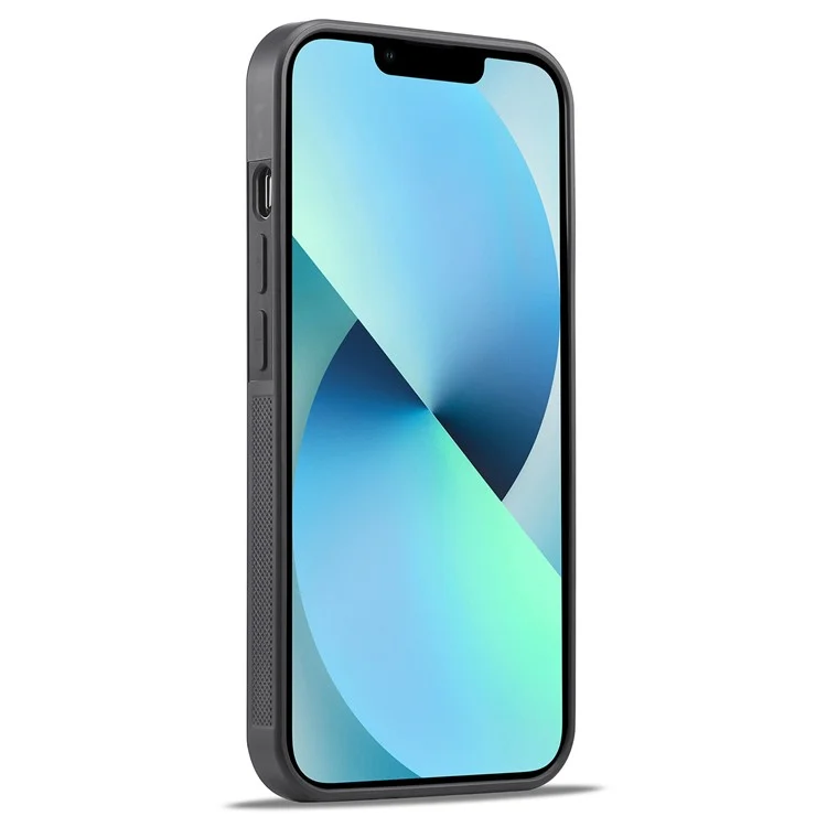 LC.IMEEKE Para iPhone 15 Funda de teléfono con textura de fibra de carbono a prueba de golpes Cubierta trasera de PU Leather+TPU+EVA