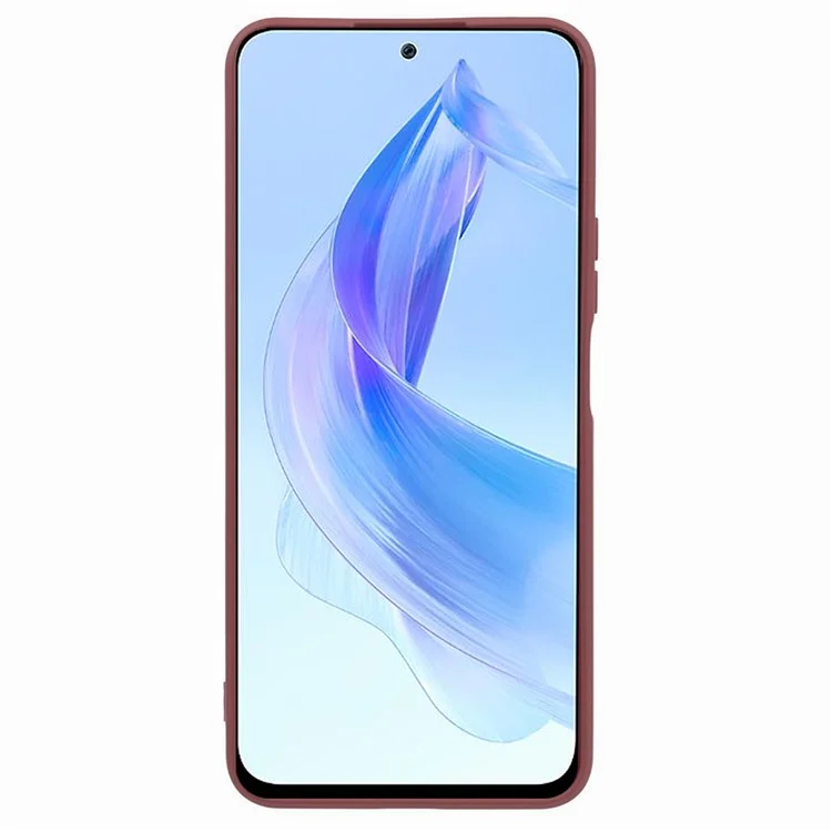 Чехол для телефона For Honor X50i 5G / 90 Lite 5G, TPU, с волокнистой подкладкой, противоударный, резиновый - Hawhorn Red