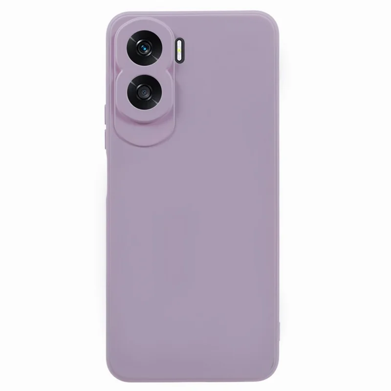For Honor X50i 5G / 90 Lite 5G TPU Phone Case Fiber Lining Shockproof Rubberized Cover - Purple