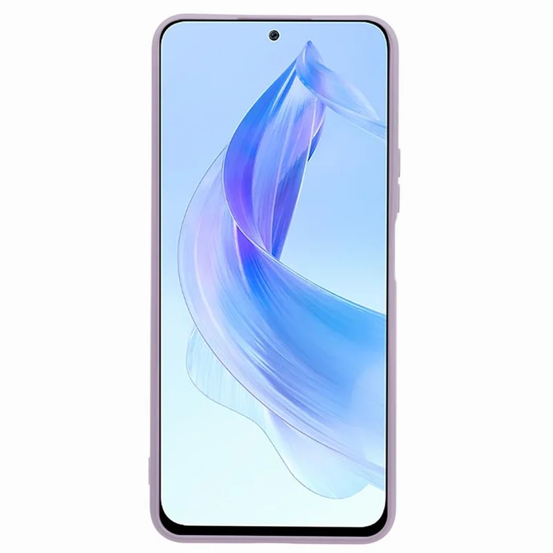 For Honor X50i 5G / 90 Lite 5G TPU Phone Case Fiber Lining Shockproof Rubberized Cover - Purple