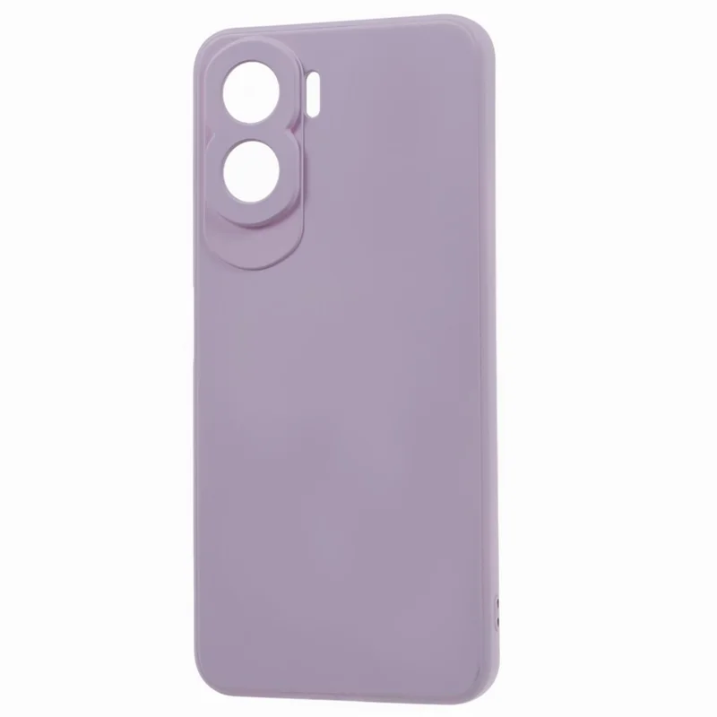 For Honor X50i 5G / 90 Lite 5G TPU Phone Case Fiber Lining Shockproof Rubberized Cover - Purple