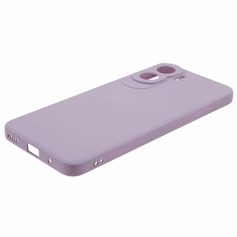 For Honor X50i 5G / 90 Lite 5G TPU Phone Case Fiber Lining Shockproof Rubberized Cover - Purple