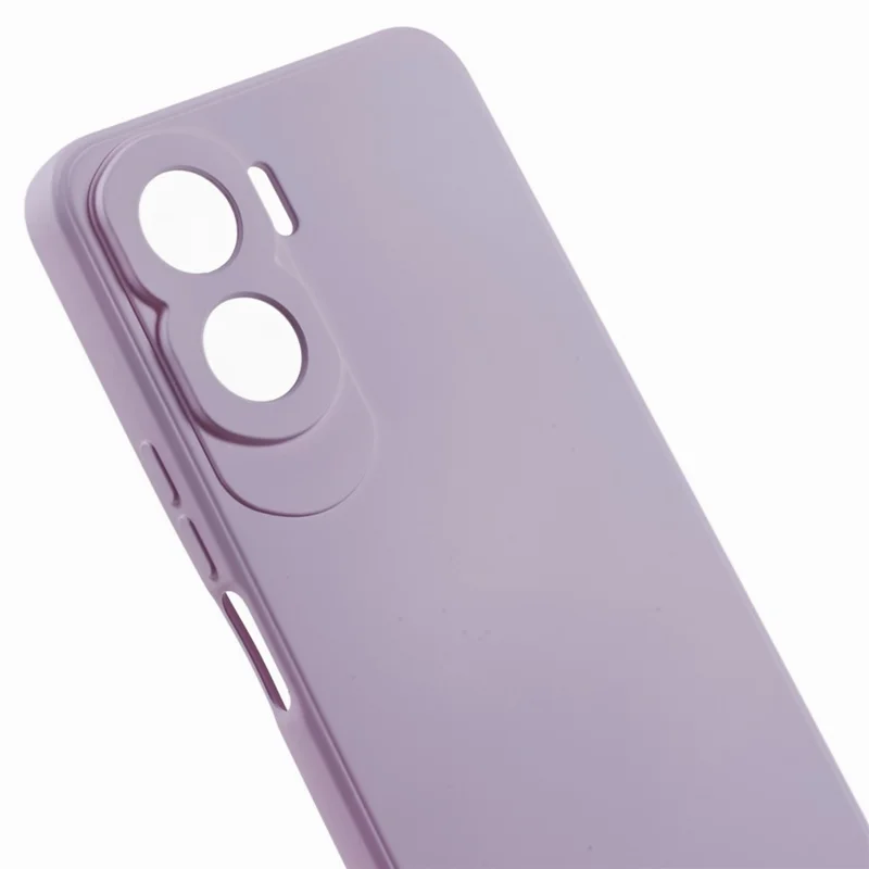 For Honor X50i 5G / 90 Lite 5G TPU Phone Case Fiber Lining Shockproof Rubberized Cover - Purple