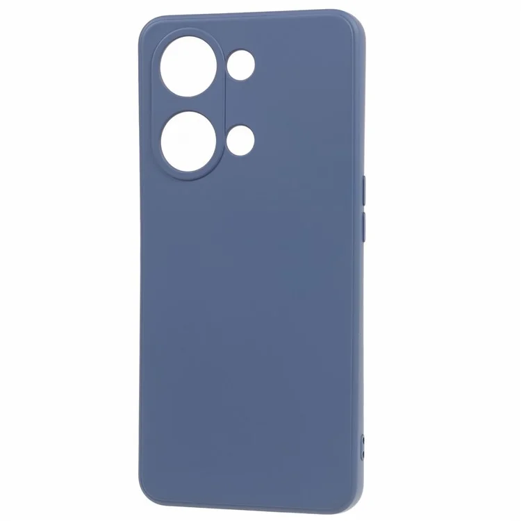 TPU Case for OnePlus Ace 2V / Nord 3 5G , Rubberized Surface Fiber Lining Shockproof Phone Cover - Lavender Grey