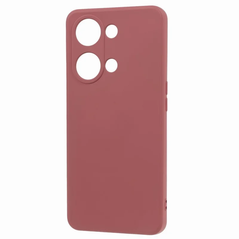 TPU Case for OnePlus Ace 2V / Nord 3 5G , Rubberized Surface Fiber Lining Shockproof Phone Cover - Hawthorn Red