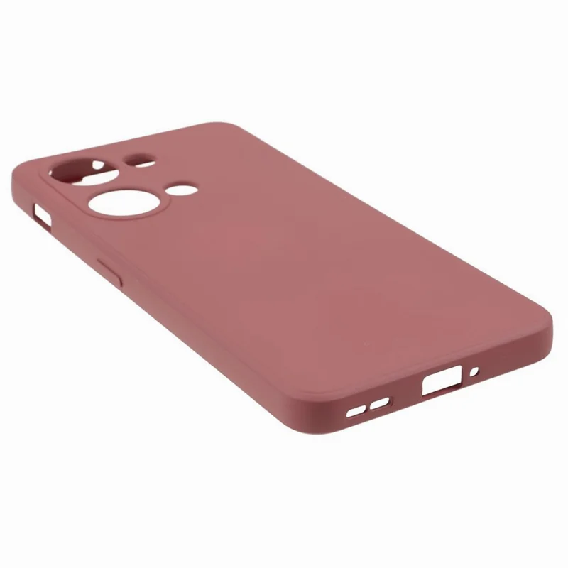 TPU Case for OnePlus Ace 2V / Nord 3 5G , Rubberized Surface Fiber Lining Shockproof Phone Cover - Hawthorn Red