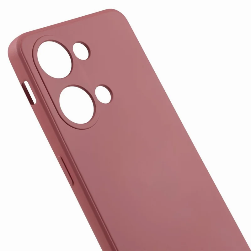 TPU Case for OnePlus Ace 2V / Nord 3 5G , Rubberized Surface Fiber Lining Shockproof Phone Cover - Hawthorn Red
