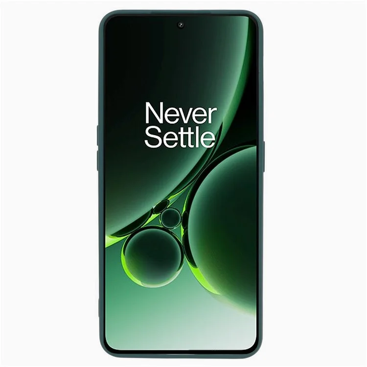 Straight Edge Phone Case for OnePlus Nord 3 5G / Ace 2V , Soft TPU Precise Cutout Camera Protection Cover - Army Green