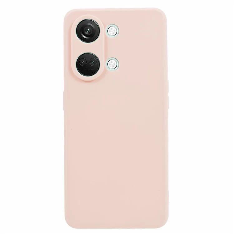 Funda de teléfono con borde recto para OnePlus Nord 3 5G / Ace 2V, funda protectora de cámara recortada con precisión de TPU suave - Rosa