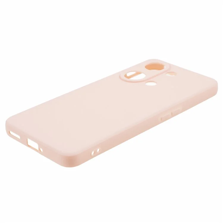 Funda de teléfono con borde recto para OnePlus Nord 3 5G / Ace 2V, funda protectora de cámara recortada con precisión de TPU suave - Rosa