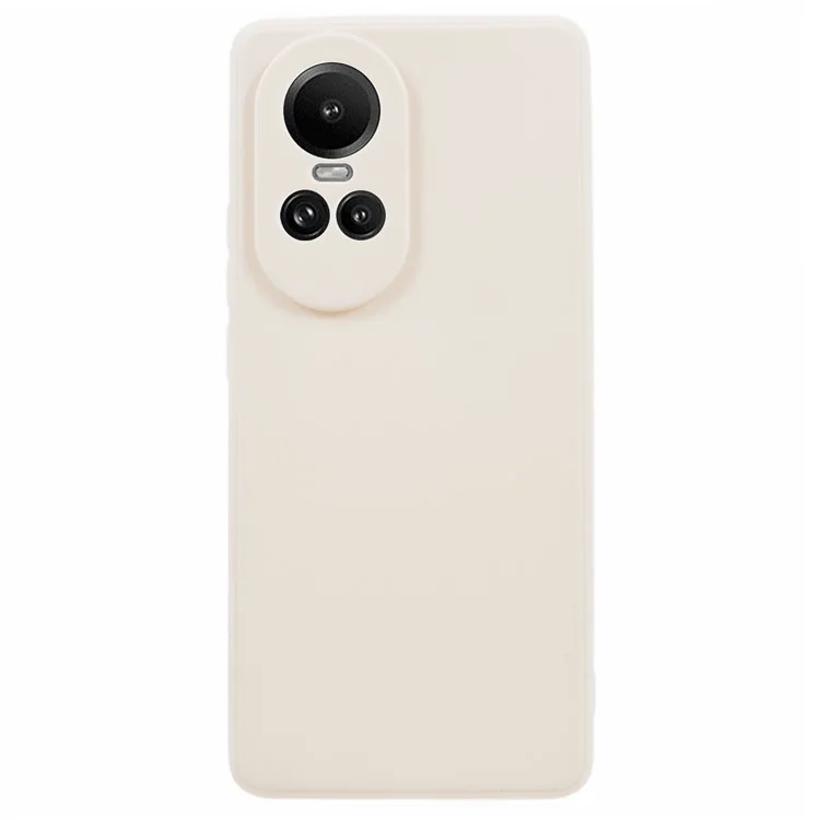 Für Oppo Reno10 5G (Global) Straight Edge Design TPU-Hülle Präzise Ausschnitte Schutzhülle - Weiß