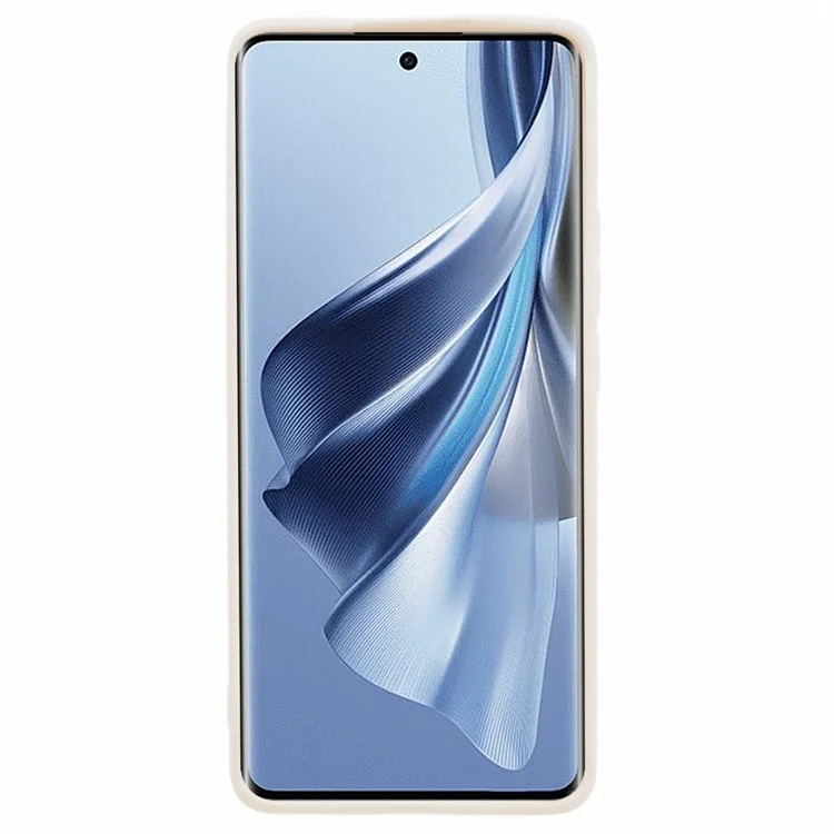 Für Oppo Reno10 5G (Global) Straight Edge Design TPU-Hülle Präzise Ausschnitte Schutzhülle - Weiß