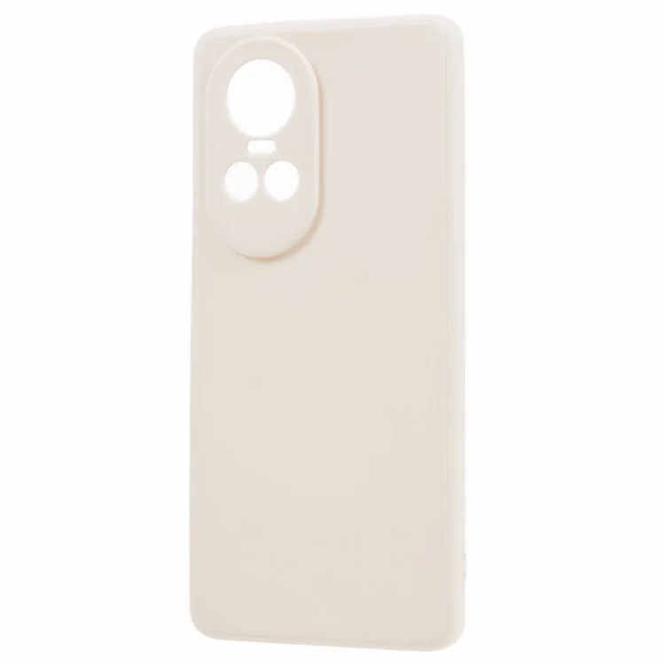 Für Oppo Reno10 5G (Global) Straight Edge Design TPU-Hülle Präzise Ausschnitte Schutzhülle - Weiß