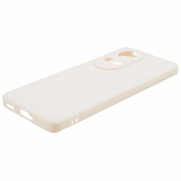 Für Oppo Reno10 5G (Global) Straight Edge Design TPU-Hülle Präzise Ausschnitte Schutzhülle - Weiß