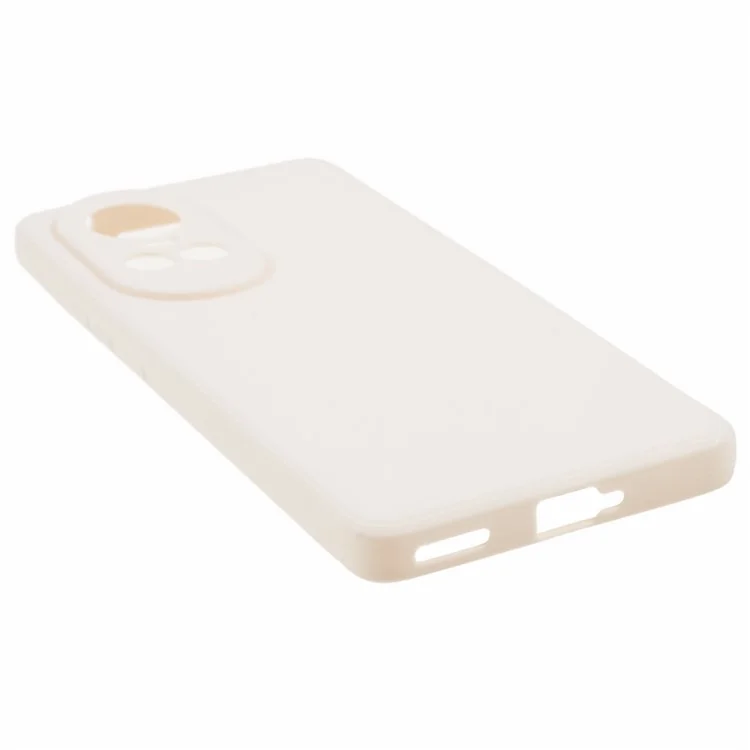 Für Oppo Reno10 5G (Global) Straight Edge Design TPU-Hülle Präzise Ausschnitte Schutzhülle - Weiß