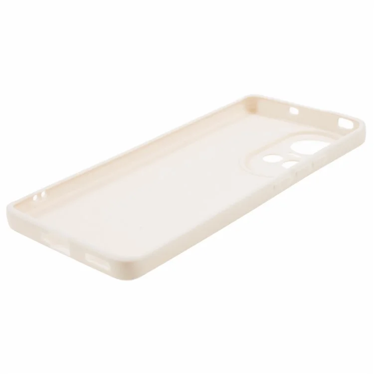 Für Oppo Reno10 5G (Global) Straight Edge Design TPU-Hülle Präzise Ausschnitte Schutzhülle - Weiß
