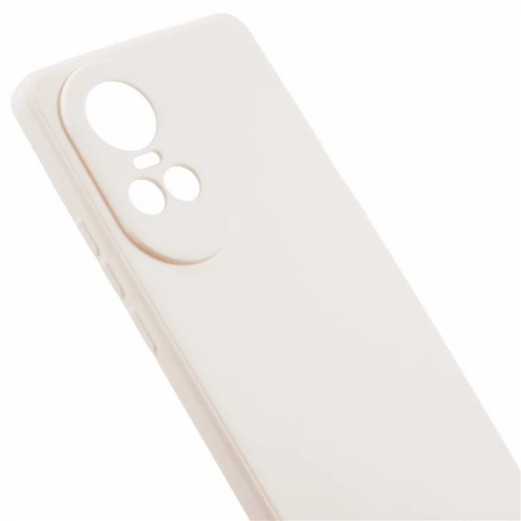 Für Oppo Reno10 5G (Global) Straight Edge Design TPU-Hülle Präzise Ausschnitte Schutzhülle - Weiß
