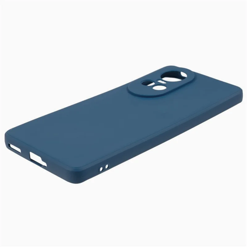 For Oppo Reno10 5G (Global) Straight Edge Design TPU Case Precise Cutout Protective Phone Cover - Sapphire