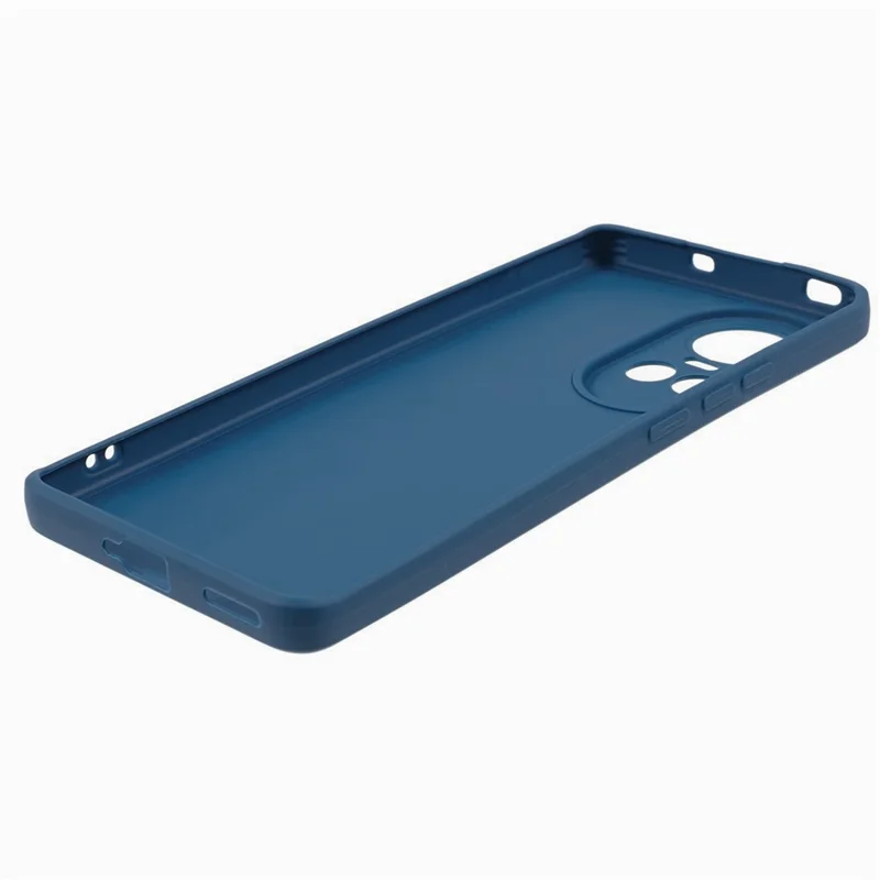 For Oppo Reno10 5G (Global) Straight Edge Design TPU Case Precise Cutout Protective Phone Cover - Sapphire