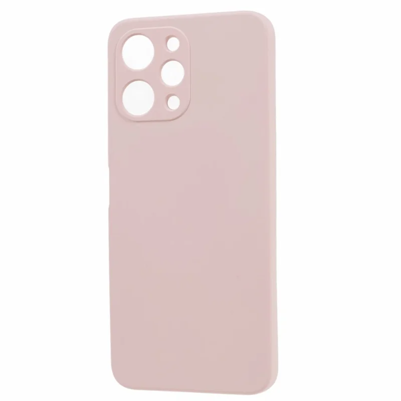 Anti-skrab telefonbeskyttelse til Xiaomi Redmi 12 4G, beskyttelse med fiberfor, gummiagtig TPU-dæksel - Pink