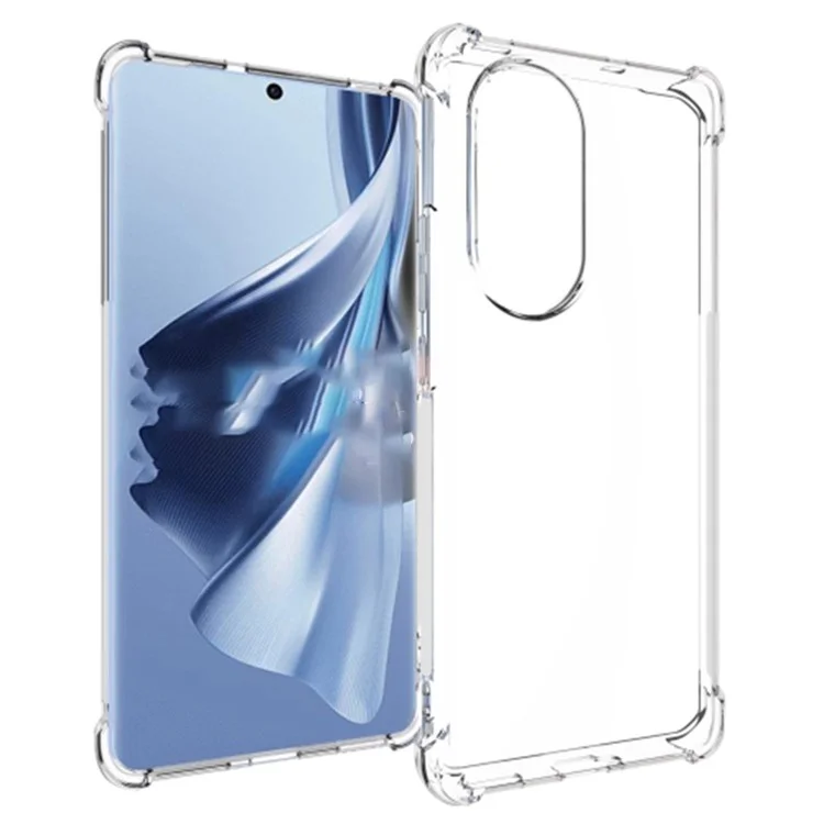 For Oppo Reno10 Pro 5G (Global) / Reno10 5G (Global) Soft TPU Cell Phone Case Transparent Anti-Slip Mobile Phone Cover