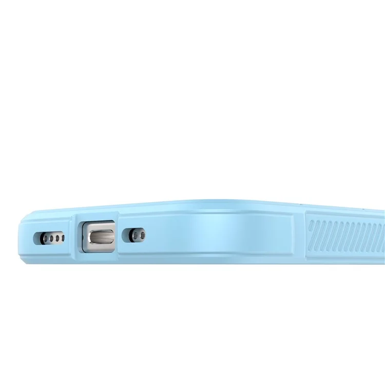 Для iPhone 15 Pro Max Anti-Scratch TPU чехол для сотового телефона Anti-drop Rugged Phone Back Cover - Baby Blue