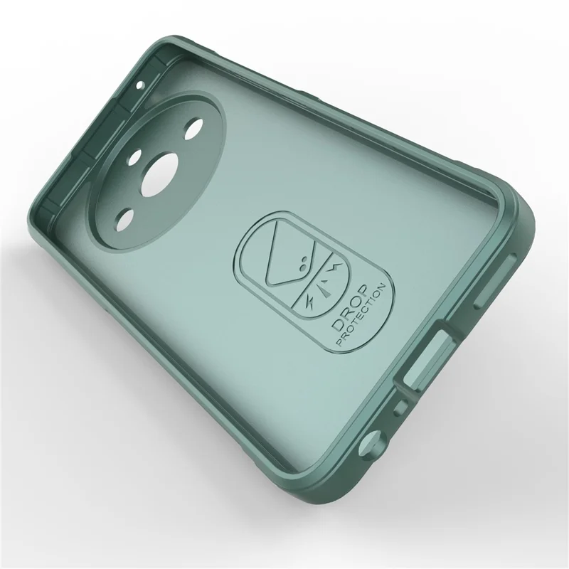 Coque de téléphone antidéflagrante pour Realme 11 5G (Chine) housse arrière robuste en TPU résistante aux chutes - Gris foncé