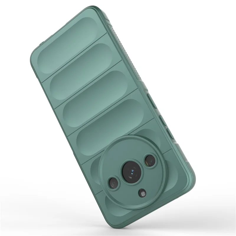 Coque de téléphone antidéflagrante pour Realme 11 5G (Chine) housse arrière robuste en TPU résistante aux chutes - Gris foncé