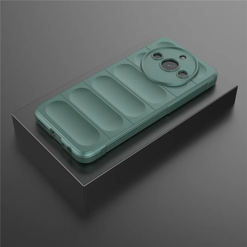 Coque de téléphone antidéflagrante pour Realme 11 5G (Chine) housse arrière robuste en TPU résistante aux chutes - Gris foncé