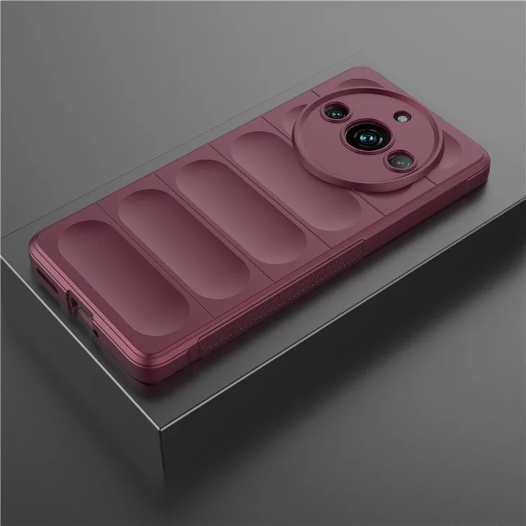 For Realme 11 Pro+ 5G / 11 Pro 5G TPU Back Case Shockproof Rugged Phone Cover - Wine Red