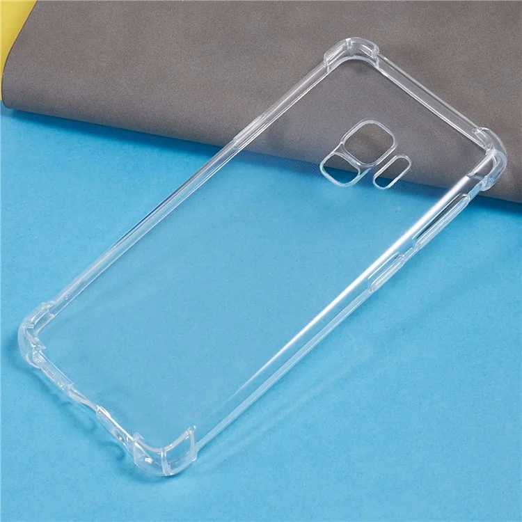 Case de Teléfono TPU Transparente de 1.5 mm Para Samsung Galaxy S9, Cubierta de Teléfono Anti-drop de Cuatro Esquina