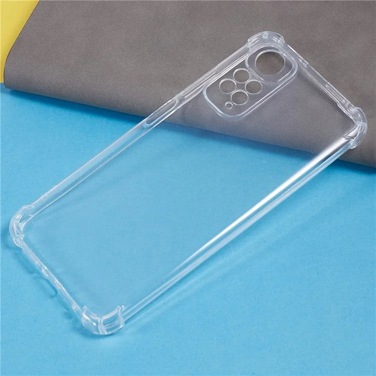 TPU-чехол для Xiaomi Redmi Note 11 4G (Qualcomm) / Note 11S 4G, прозрачный чехол для телефона с защитой от царапин толщиной 1,5 мм