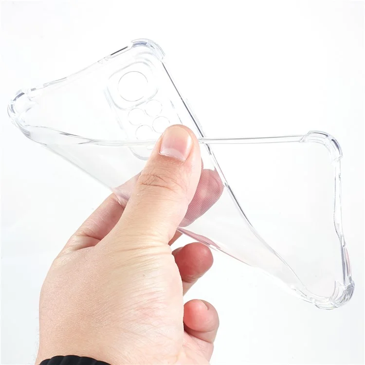 TPU-чехол для Xiaomi Redmi Note 11 4G (Qualcomm) / Note 11S 4G, прозрачный чехол для телефона с защитой от царапин толщиной 1,5 мм