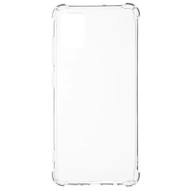 For Samsung Galaxy A51 4G SM-A515 Anti-Drop Phone Case 1.5mm Transparent TPU Phone Cover