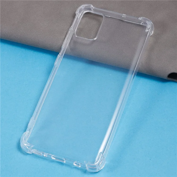 For Samsung Galaxy A51 4G SM-A515 Anti-Drop Phone Case 1.5mm Transparent TPU Phone Cover