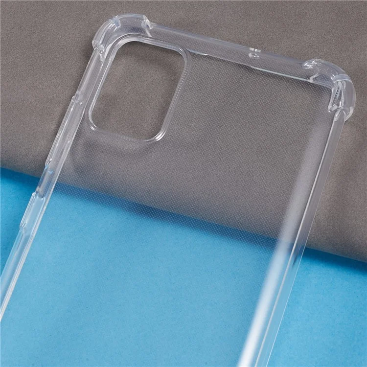 For Samsung Galaxy A51 4G SM-A515 Anti-Drop Phone Case 1.5mm Transparent TPU Phone Cover