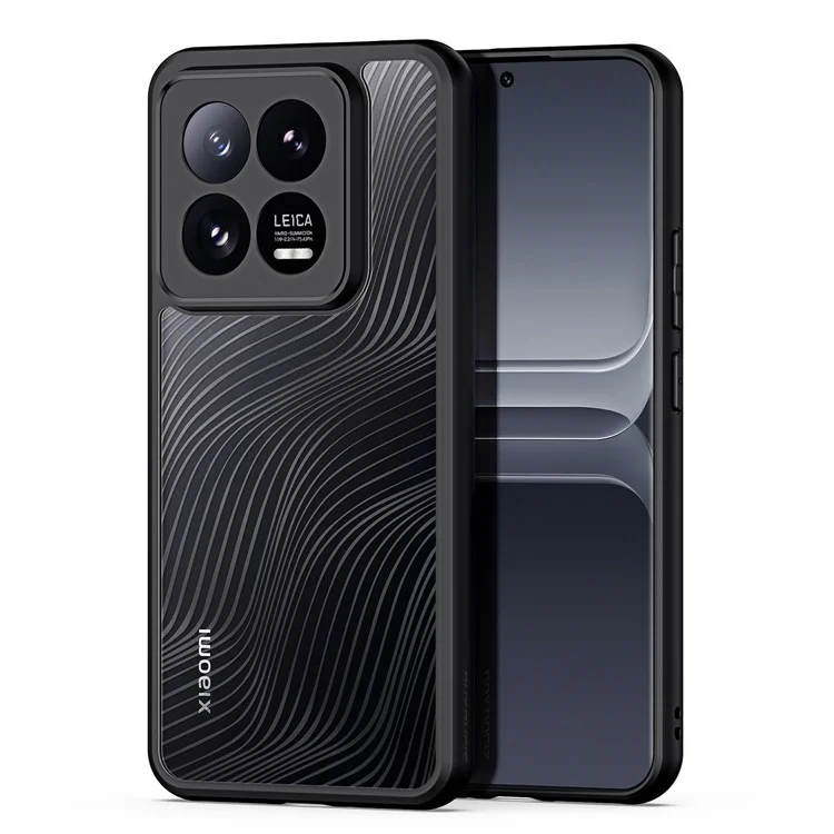 DUX DUCIS Aimo Serie Anti-Scratch Shell Para Xiaomi 14 Pro, TPU+PC Case Teléfono (certificación Reach) - Negro