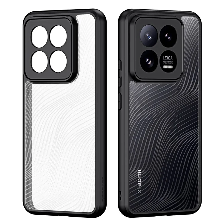 DUX DUCIS Aimo Serie Anti-Scratch Shell Para Xiaomi 14 Pro, TPU+PC Case Teléfono (certificación Reach) - Negro
