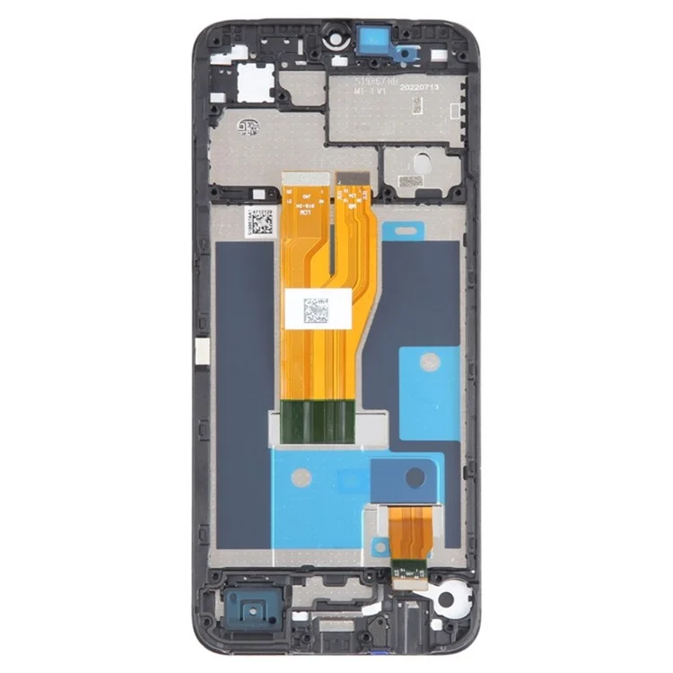 Für Realme C33 Grade B LCD-Bildschirm und Digitizer-Baugruppe + Rahmen Ersetzen Sie Teil (ohne Logo)