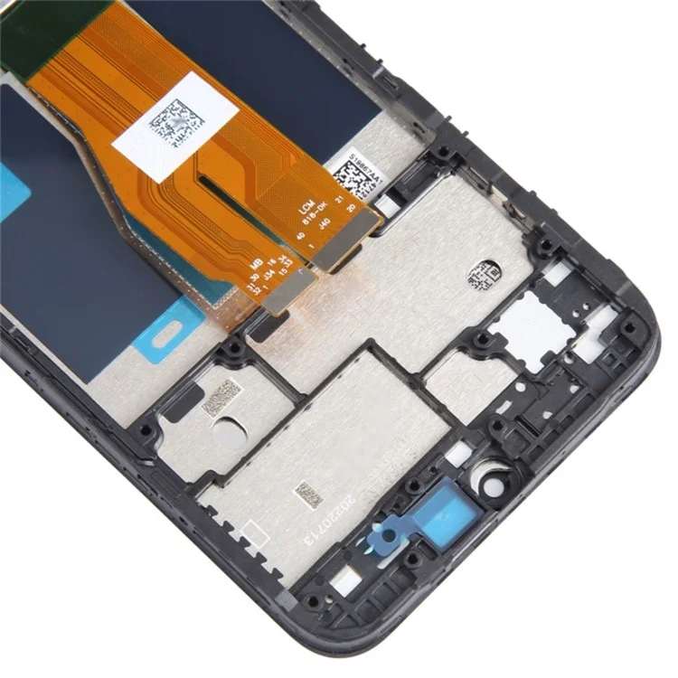 Für Realme C33 Grade B LCD-Bildschirm und Digitizer-Baugruppe + Rahmen Ersetzen Sie Teil (ohne Logo)