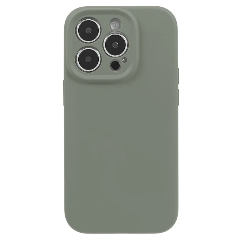 Capa de Proteção para iPhone 13 Pro Max, Capa para Telemóvel em Silicone Líquido + PC, Capa Fina com Recortes Precisos - Verde Claro