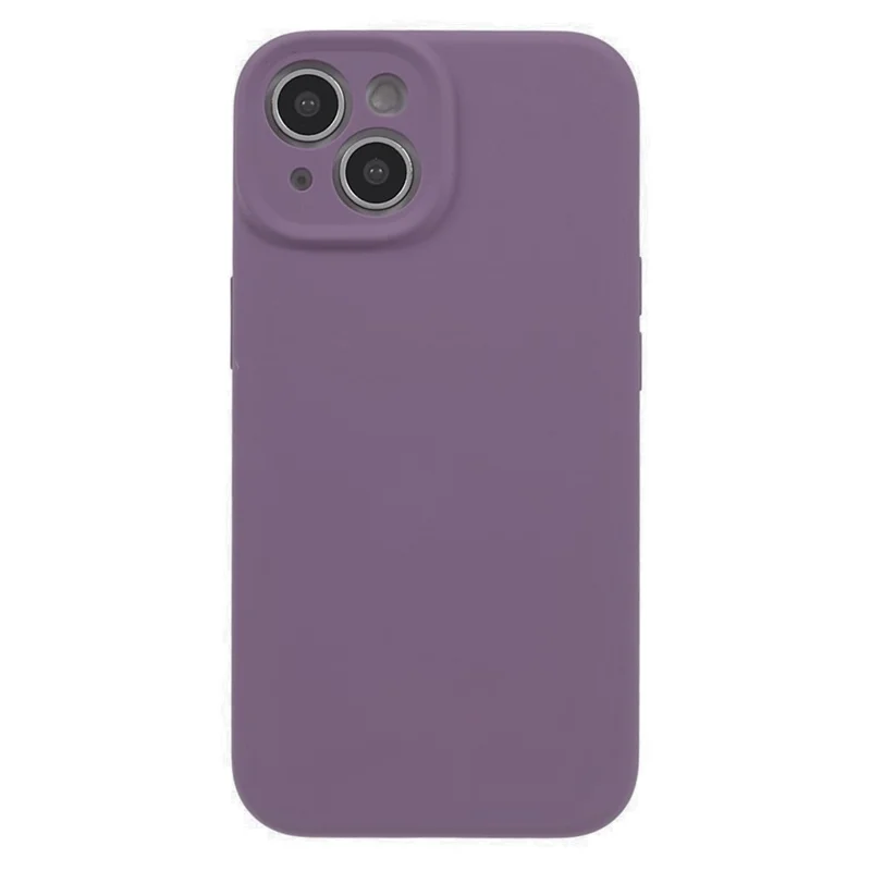 Protective Phone Case for iPhone 13 , Liquid Silicone+PC Precise Cutout Anti-drop Cover - Purple