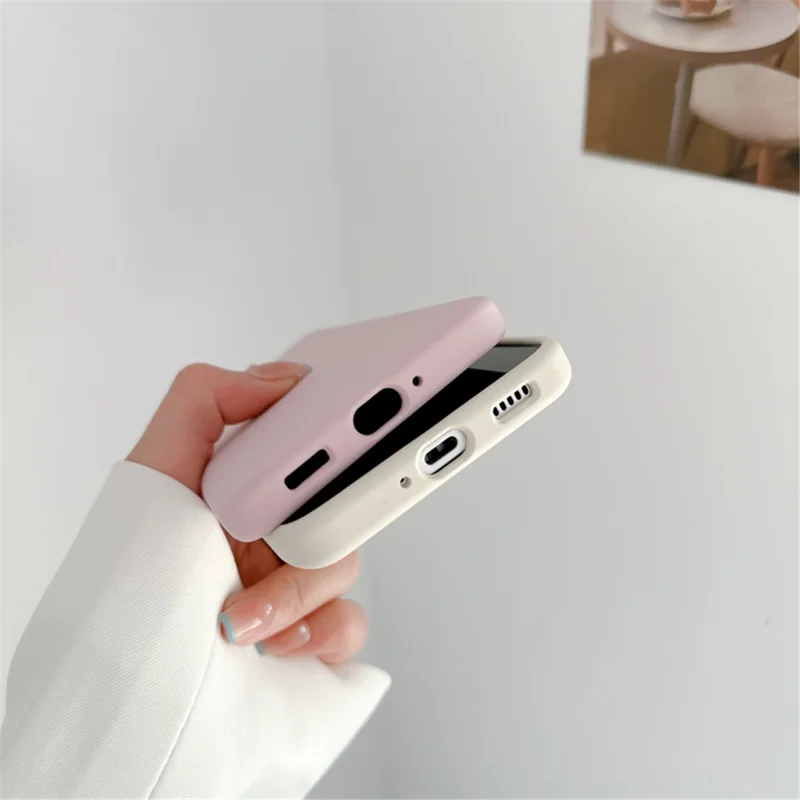 For Xiaomi Redmi K60 5G / K60 Pro 5G / Poco F5 Pro 5G Anti-Scratch Lining Phone Case Liquid Silicone+PC Cover Shell - Pink