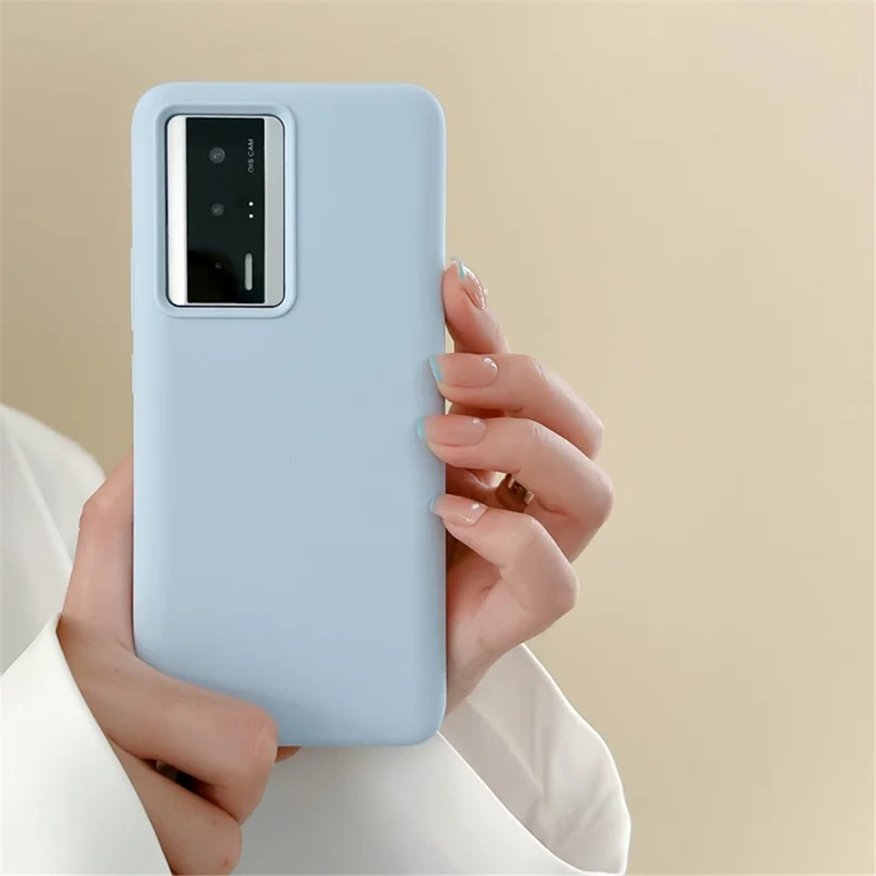 Для Xiaomi Redmi K60 5G / K60 Pro 5G / Poco F5 Pro 5G Противоскользящий чехол для телефона с жидким силиконом + PC-крышка - синий
