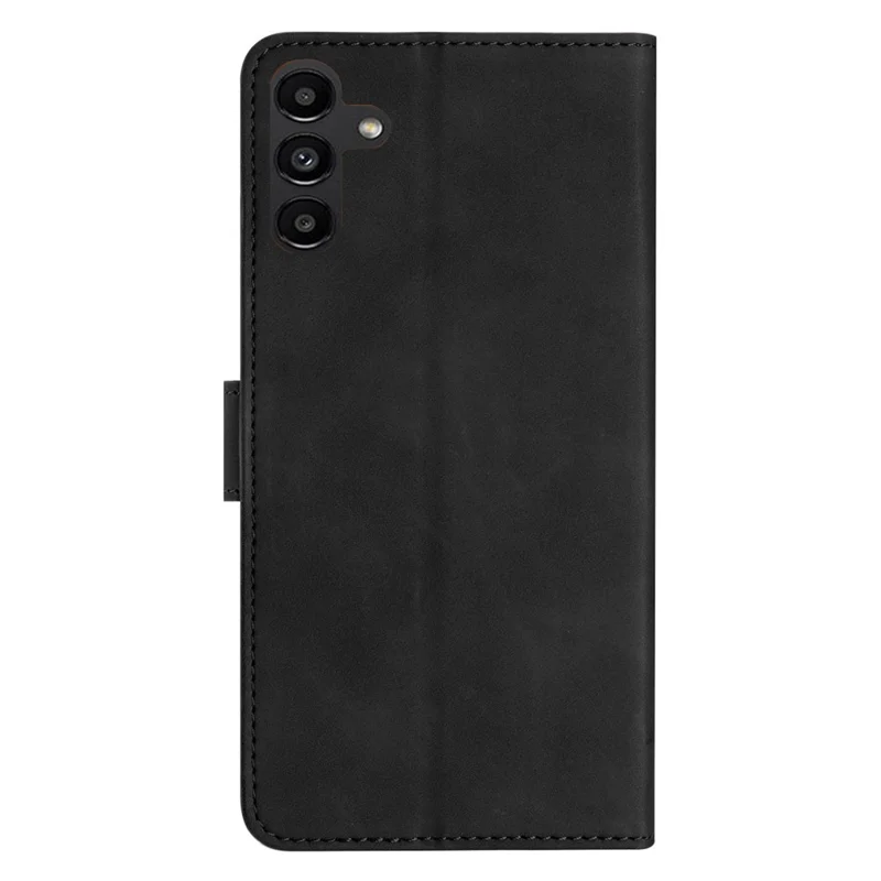 Para Samsung Galaxy S23 FE Imprinted Butterfly Phone Cover PU Leather Wallet Flip Stand Cell Phone Case - Preto