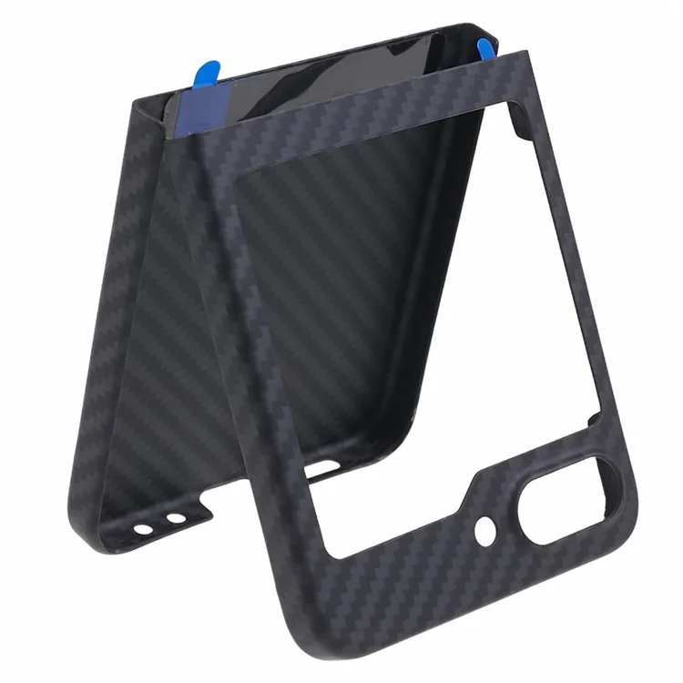 Чехол для Samsung Galaxy Z Flip5 5G Aramid Fiber, защитный чехол с текстурой 1500D
