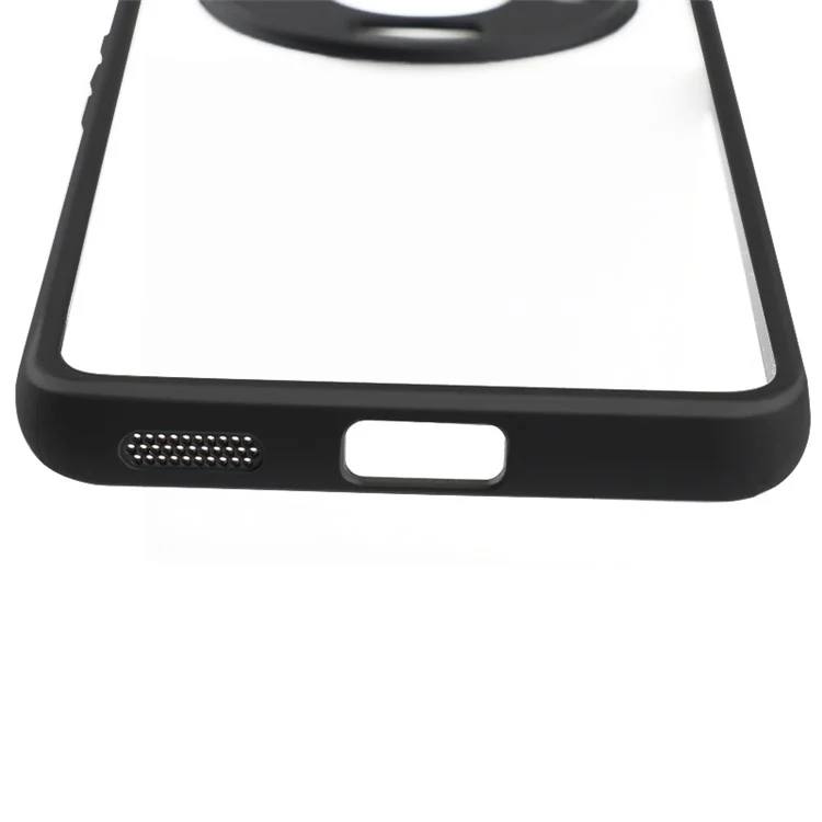 Mobile Phone Case for Honor X50 , Dustproof Phone Cover TPU + Hard PC Transparent Shell